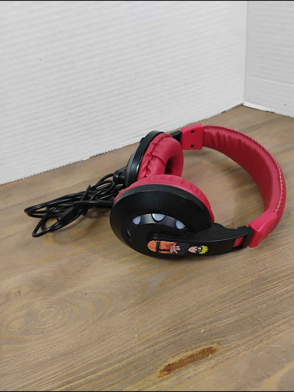Red USB Gaming Headset - Stereo Over-Ear Headphones